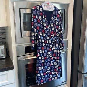 Anne Klein ruched, wrap-around dress!  You won’t find a blemish! Gently worn!